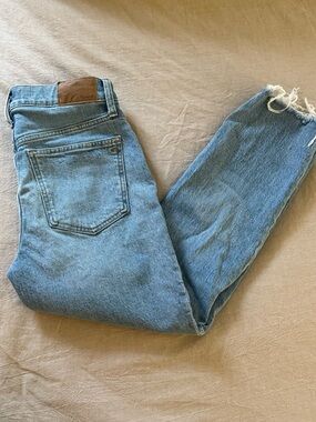 Madewell Light Washed High Waisted Straight Leg Women’s Jeans Size 27P